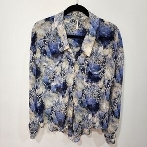 Free People easy rider blouse, size S/P
